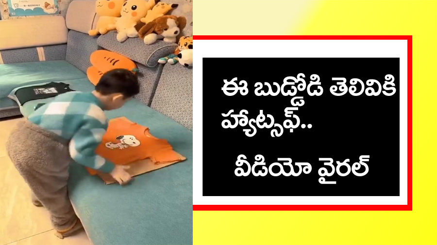 Viral Video” ఈ బుడ్డోడి తెలివికి హ్యాట్స‌ఫ్ ..
