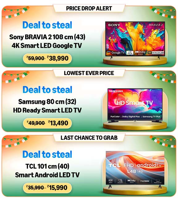 Sony Smart TV” స్మార్ట్ టీవీల‌పై బంప‌ర్ ఆఫ‌ర్‌… ఇప్పుడే కొనండి..