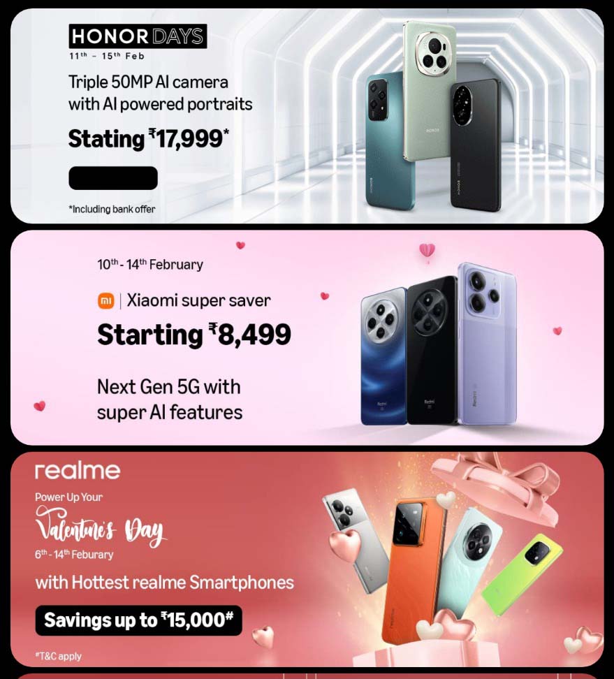 Smart Phones” స్మార్ట్ ఫోన్ల‌ల‌పై భారీ త‌గ్గింపు.. ఇప్పుడే కొనుగోలు చేయండి ఆమెజాన్‌లో..