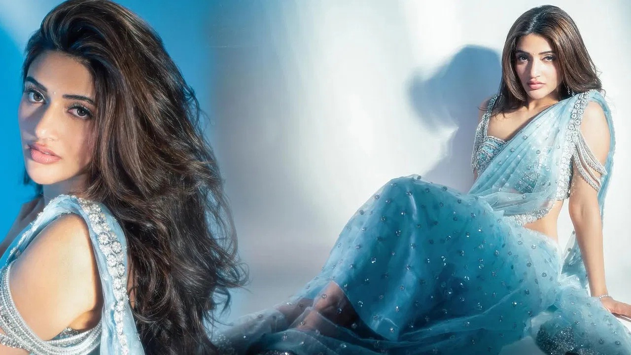 Sree leela” స్కైబ్లూ క‌ల‌ర్‌లో కిస‌క్కీ బ్యూటీ..