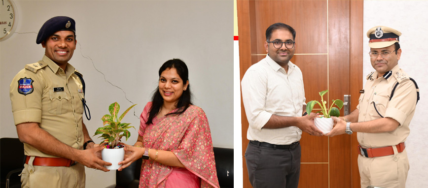 Knr,Pdpl News”బాధ్య‌త‌లు స్వీక‌రించిన సీపీలు..