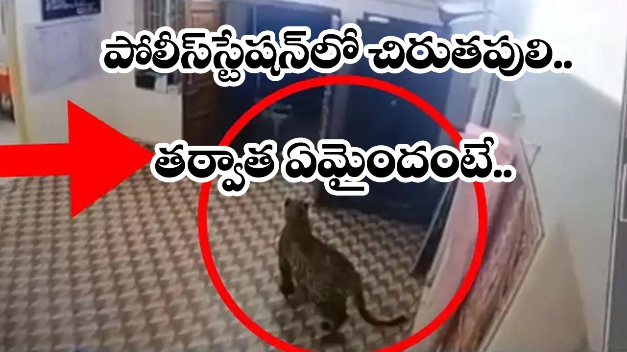Viral Video” పోలీస్‌స్టేష‌న్‌కు చిరుత‌పులి…. త‌ర్వాత ఏమైందంటే.. వీడియో
