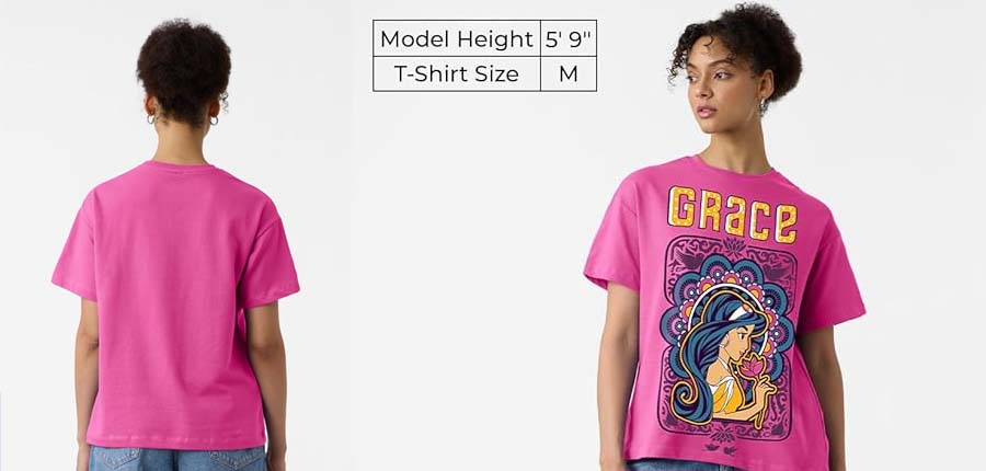 The Souled Store Official Aladin: Her Grace Women Oversized T-Shirts
