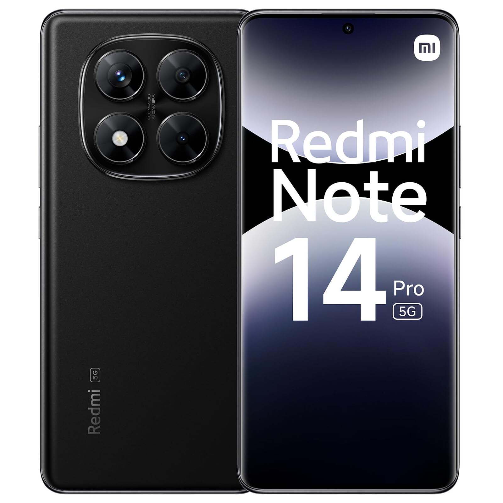 "Redmi Note 14 Pro 5G మొబైల్ ఫోన్ – వెనుక భాగం డ్యూయల్ కెమెరాలతో"