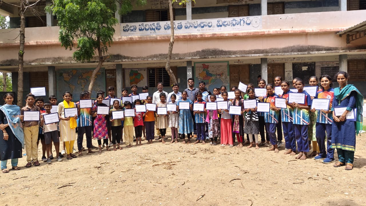Computer Training” విలాసాగర్‌లో ముగిసిన సమ్మర్ కంప్యూటర్ శిక్షణ శిబిరం