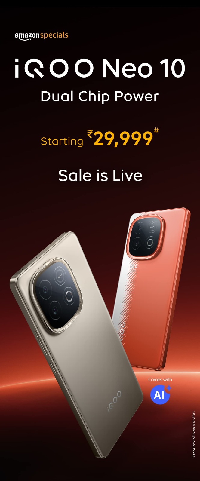 iQOONeo10″  ఐక్యూ నియో 10  విడుదల – 144FPS గేమింగ్, 7000mAh బ్యాటరీతో మార్కెట్‌లో సంచలనం!