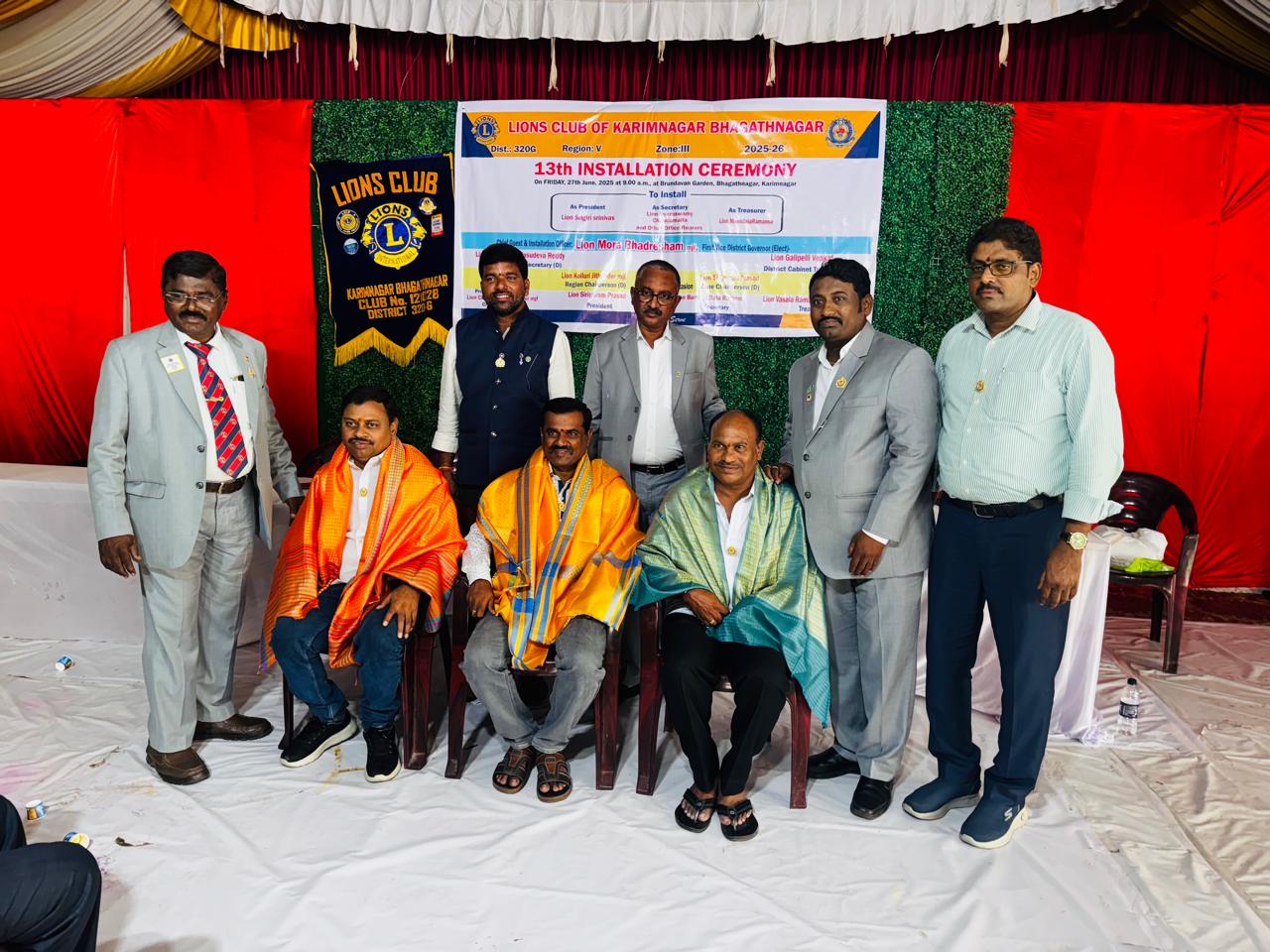 Lions-club”లయన్స్ క్లబ్ ఆఫ్ భగత్ నగర్ 13వ ఇన్స్టాలేషన్ ప్రోగ్రామ్ ఘనంగా నిర్వహణ