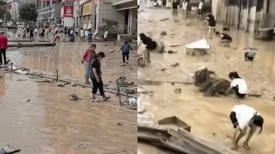 Jewellery” వ‌ర‌దొచ్చే.. 12 కోట్ల విలువైన బంగారం కొట్టుకుపాయే… త‌ర్వాత బ‌కెట్లు ప‌ట్టుకుని… వీడియో