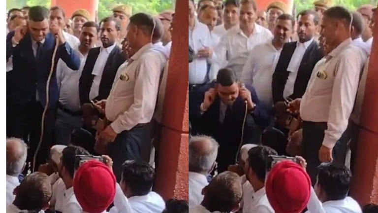 Viral Video” గుంజీలు తీసిన ఐఎఎస్ అధికారి …. వీడియో