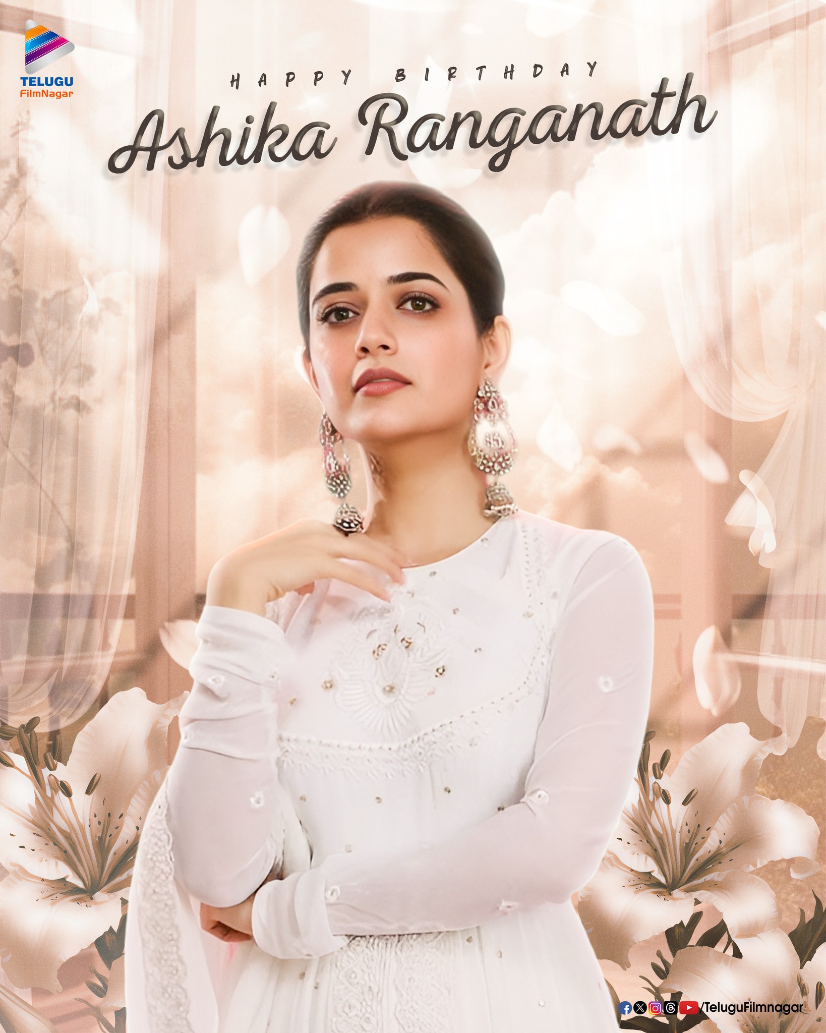 Vishwambhara” విశ్వంభరలో ఆషిక రంగనాథ్‌ స్పెషల్‌ పోస్టర్‌ విడుదల