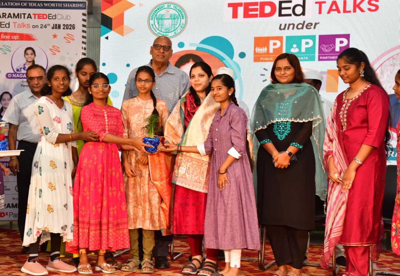TED-Ed Talks” అంతర్జాతీయ వేదికపై ప్రభుత్వ పాఠశాల విద్యార్థుల గళం: టెడ్ ఎడ్ టాక్స్