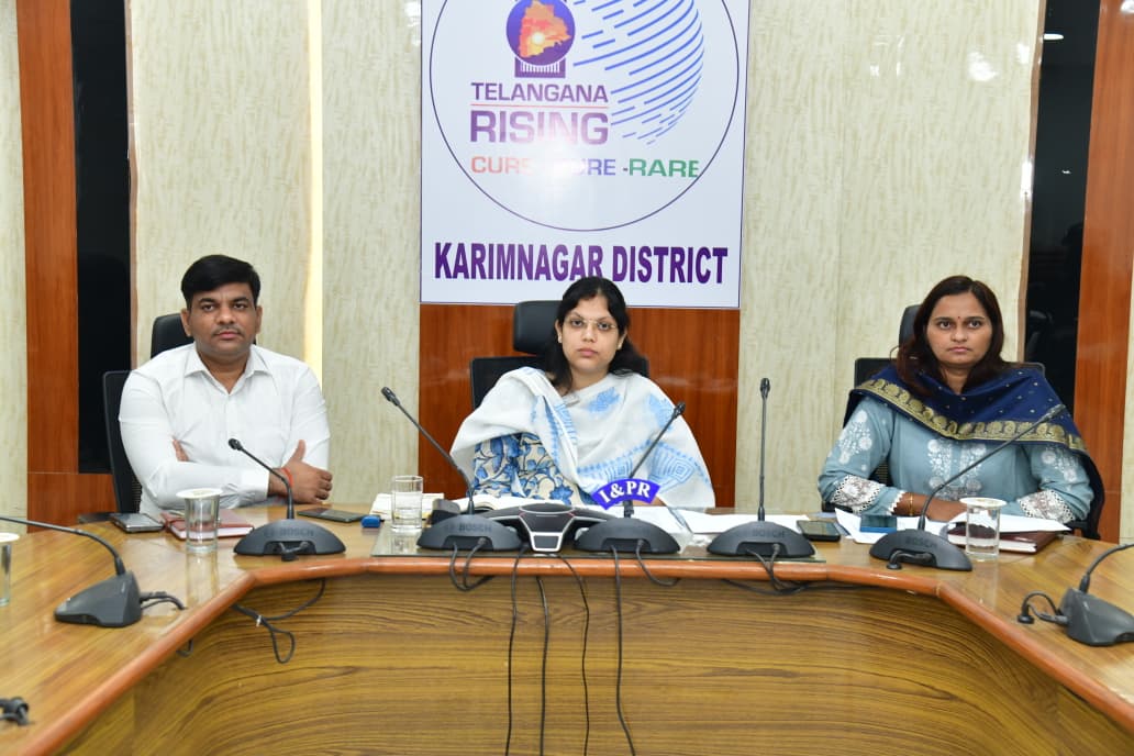 Karimnagar Collector” మున్సిపల్ ఎన్నికలకు  క‌ట్టుదిట్ట‌మైన‌ ఏర్పాట్లు చేయండి: రాష్ట్ర ఎన్నికల కమిషనర్ ఐ. రాణి కుముదిని